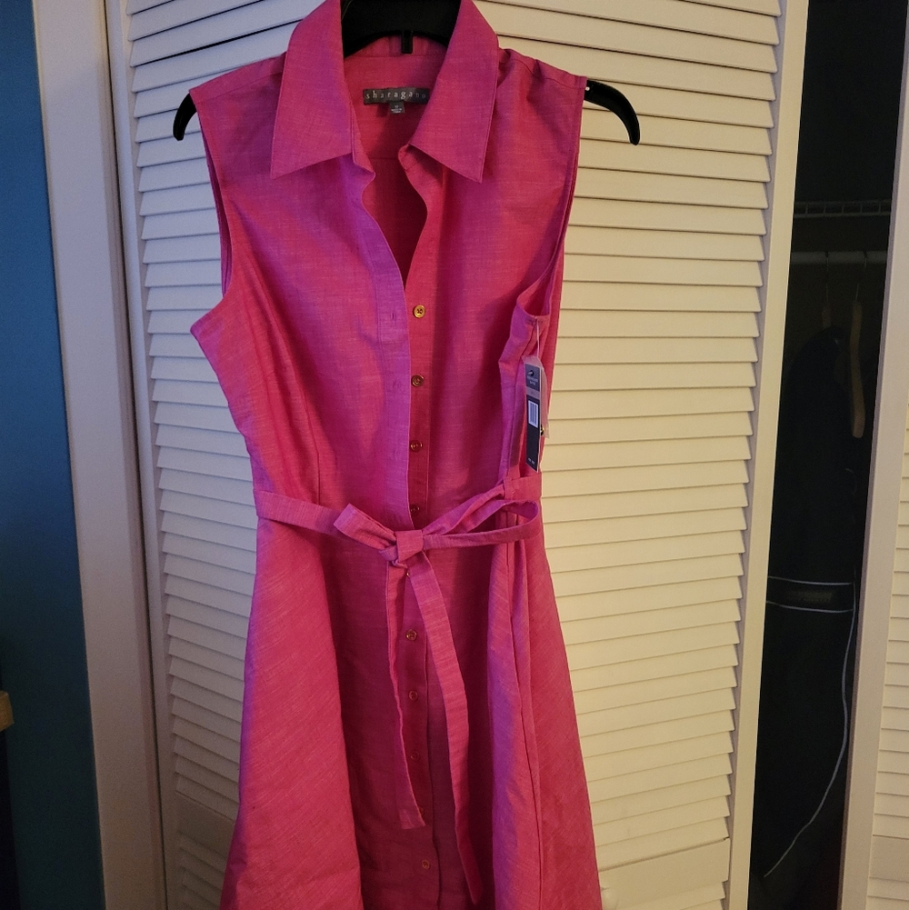 Pink sleeveless dress NWT